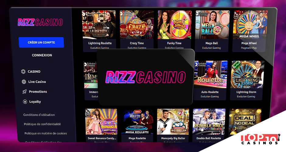 Rizz casino live