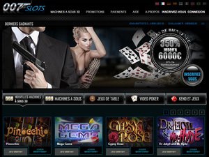 007Slots Casino website