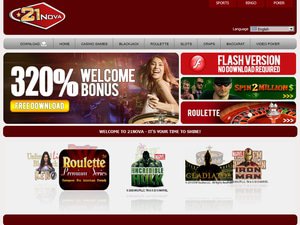 21Nova Casino website