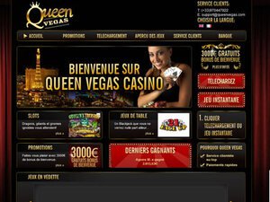 Casino Queen Vegas website