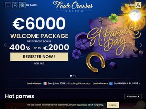 4Crowns Casino website