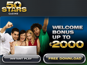 50Stars Casino website