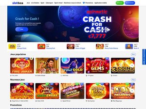 Slottica Casino website