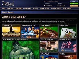 7 Regal Casino games