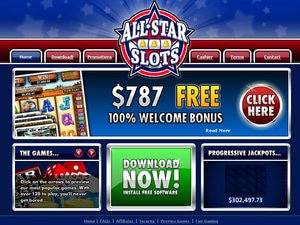 All Star Slots website
