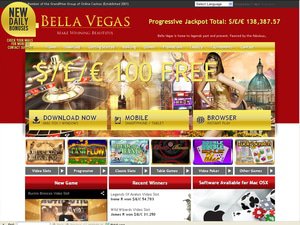 Bella Vegas website