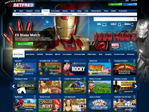 Betfred Casino website