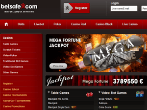 Betsafe Casino website