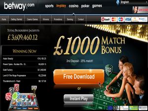 Betway Casino website