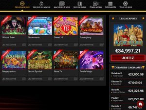 Bovegas Casino games