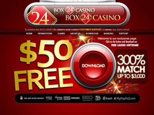 Box24 Casino website