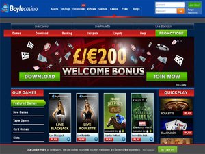 Boyle Casino website