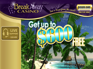 Breakaway Casino website