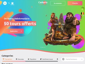 Cadoola Casino website