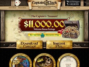 Captain Jack Casino website