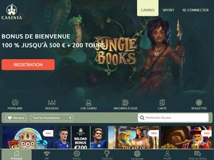 Casinia Casino website