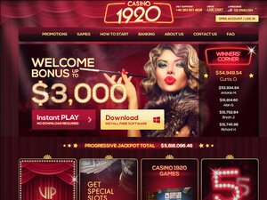 Casino 1920 website