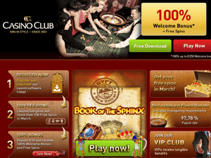 Club Casino website