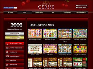 Cerise Casino games