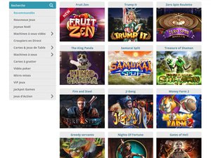 Cozyno Casino games