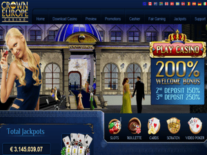 Crown Europe Casino website