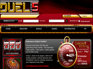 Duel5 Casino website