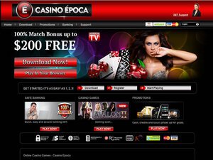 Epoca Casino website