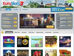 EuroSlots Casino games