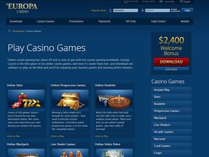 Europa Casino games