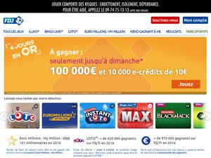 FDJ Casino website