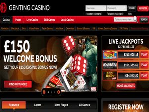 Genting Casino website