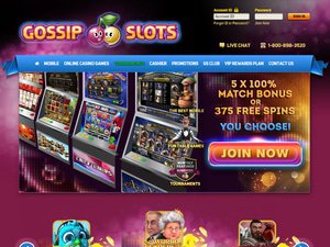 Gossip Slots website