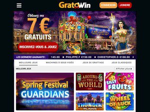 Gratowin Casino website
