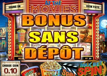 Jouez à la machine à sous At the Movies avec un bonus sans dépôt