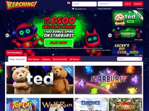 Kerching Casino website