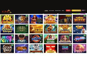 Kingbit Casino games