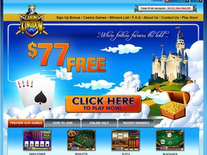 Kingdom Casino website
