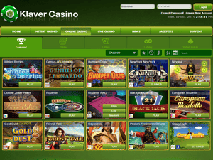 Klaver Casino games