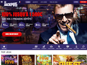 LeJackpot Casino website