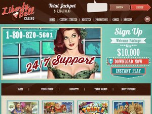 Liberty Bell Casino website