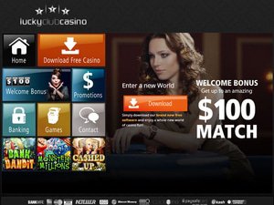 Lucky Club Casino website