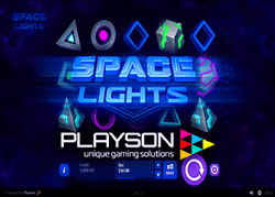 Nouvelle machine à sous de casino en ligne : Space Lights de Playson