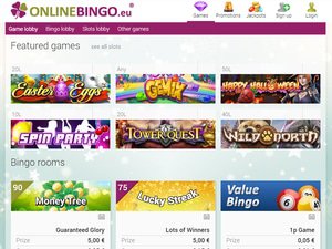 Online Bingo Casino website