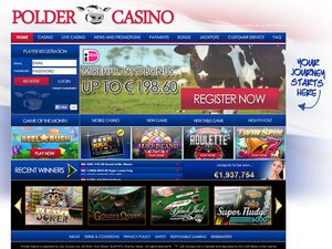 Polder Casino website