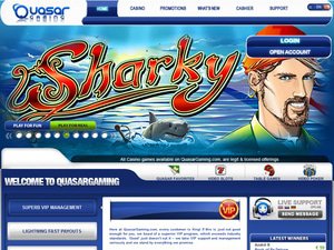Quasar Gaming Casino website