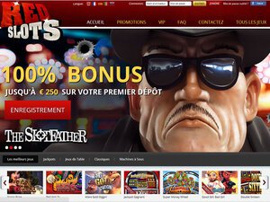 Red Slots Casino website