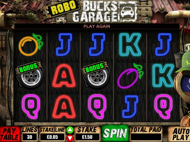 Robo Bucks Garage