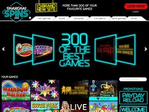 Shanghai Spin Casino website