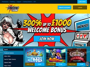 Smashing Casino website