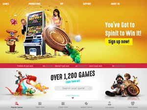 SpinIT Casino website